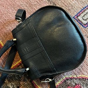 Demellier Black Mini Venice Crossbody Handbag